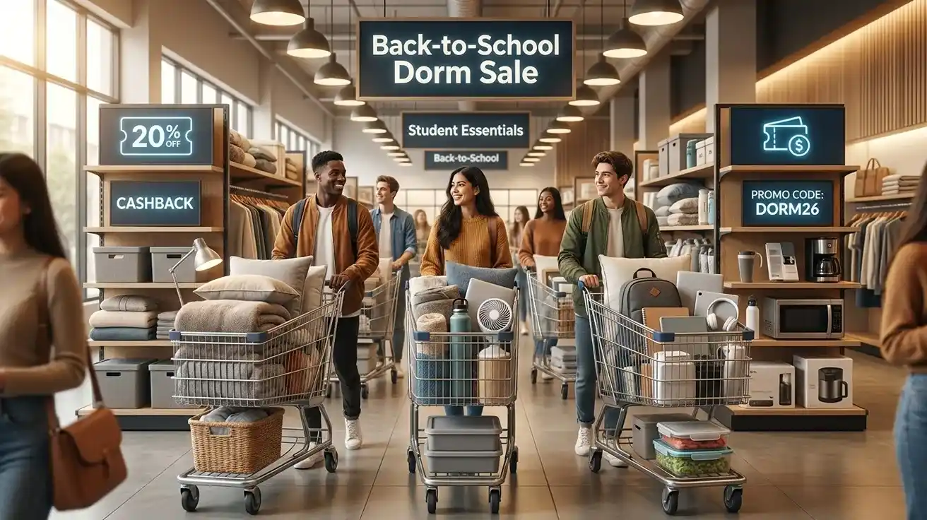 Back-to-School Dorm Essentials: Save More with Coupons, Promo Codes, and Student Offers
