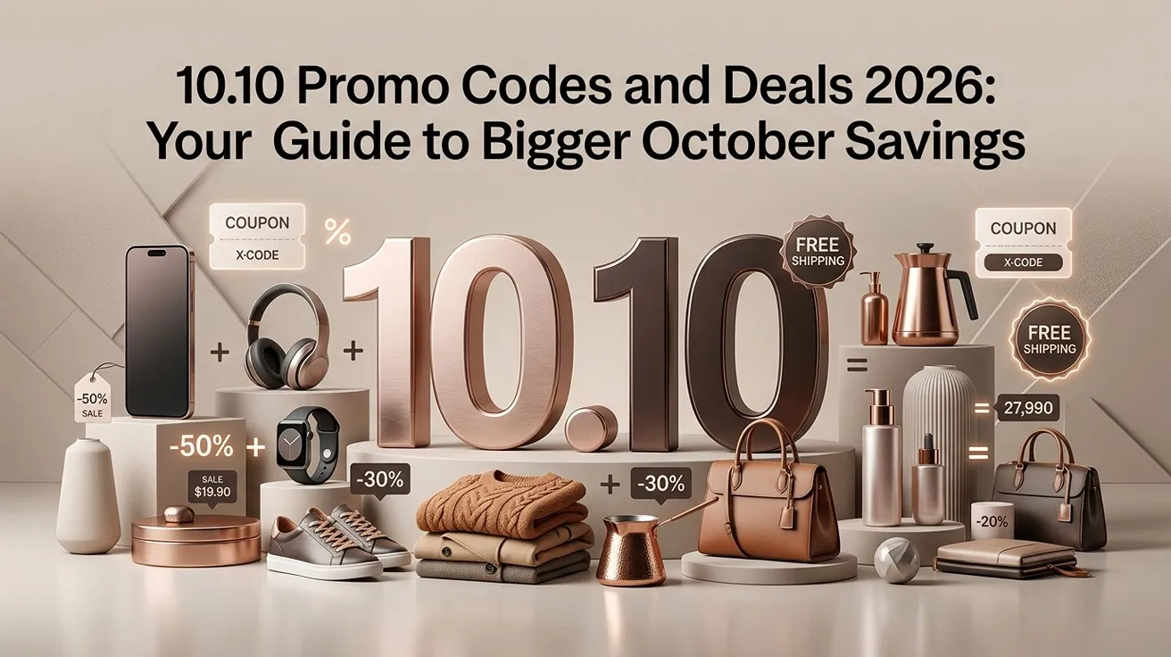 10.10 Promo Codes and Deals 2026: Your Guide to Bigger October Savings